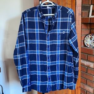 DC button up Men's plaid, medium